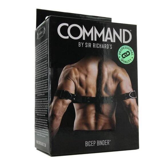 🦋B2G1🦋PIPEDREAM-COMMAND by Sir Richard's Erotic Bicep Binder Black - Picture 1 of 7